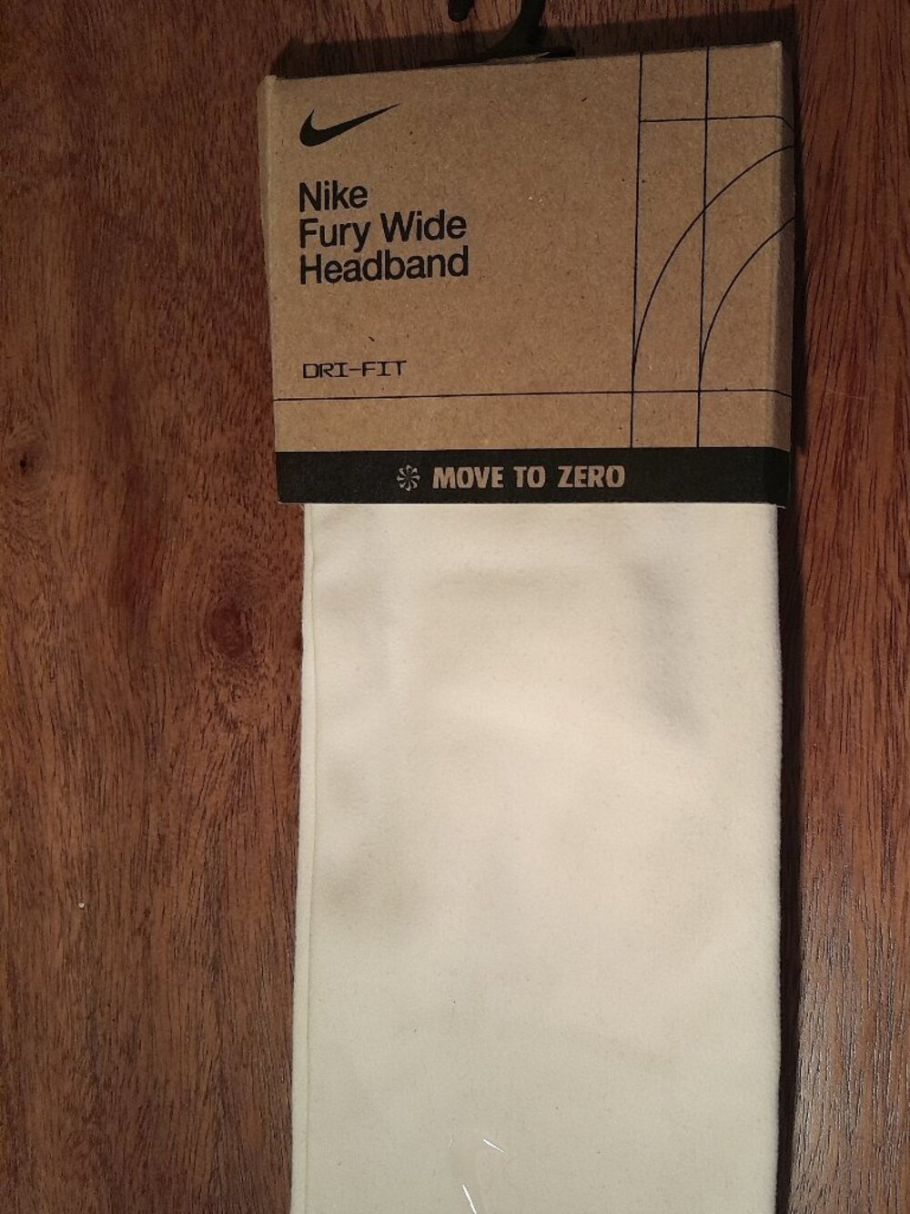 Nike Fury Elevate Headband--Sail